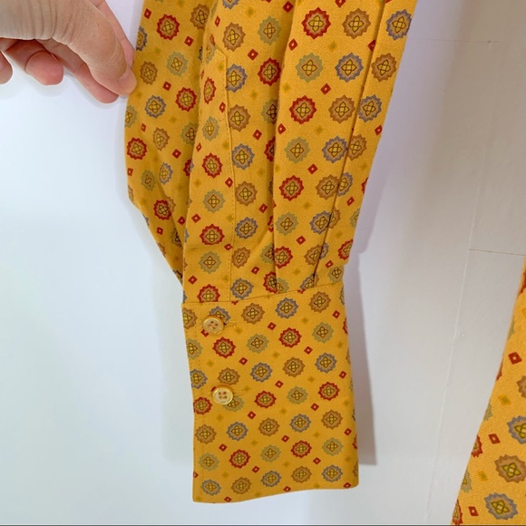 ESCADA Vintage Geometric Blouse with Ties - Sz. 36 - Picture 10 of 13